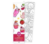 Marque-pages - Kawaï gourmandises: 50 marque-pages à peindre ou à colorier