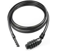 MARQUE Straight Combination Bike Lock Cable - 3/8 inch (5FT, 10FT, 15FT, 25FT) Resettable Combination Lock, Anti-Theft Security Cable for Bicycles, Kayaks, Paddle Boards, Gates&Outdoor Gear (10 FT)
