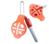 Marqueur de Golf - Pochoirs Alignement Forme Chapeau | Outil Dessin Lignes Balle De Golf Pour Golfeurs Hommes Femmes Tournoi Putting Green Club Fête Des Pères | Accessoire Précision Entraînement