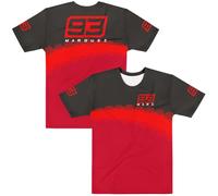 Marquez #93 Ducatista Corse Team T-Shirt - Men's M Red/Grey