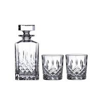Marquis Markham 11oz Whiskey Glass, Pair & Square Decanter