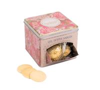 Marquise de Sablé | Biscuits Metal Box, 300 g French Butter Sables | Traditional Made in Pays de la Loire | Gift Box | Selection 18 Carati