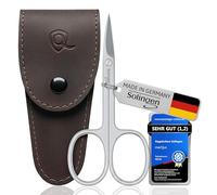 marQus | Premium Nail Scissors from Solingen, Germany | Extra Sharp with Curved Edge and Nail Scissors Case - Fingernail Scissors and Nail Scissors Toenails - Also Suitable for Left-Handers