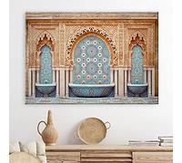 Marrakech Bohemian Wall Art Prints Moroccan Wall Decor Canvas Painting Boho Poster Print Pictures Living Room Home Decor 35x50cm Frameless