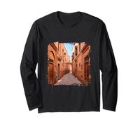 Marrakech Medina Street Moroccan Architecture Scene Long Sleeve T-Shirt