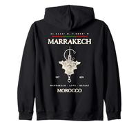 Marrakech Morocco Berber Sign Marrakesh Travel Zip Hoodie