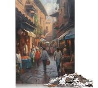 Marrakech Morocco Souks Puzzle Jigsaws 1000 Pieces for Adults Puzzles for Adults Secret Santa Gifts 1000pcs (75x50cm)