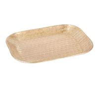 Marrakesch Orient & Mediterran Interior Gold Aluminium Candle Tray Serving Tray
