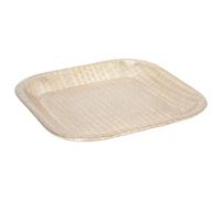 Marrakesch Orient & Mediterran Interior Gold Aluminium Candle Tray Serving Tray