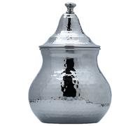 Marrakesch Orient & Mediterran Interior Silver Metal Sugar Bowl 16cm Handmade