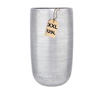 Marrakesch Orient & Mediterran Interior Vase Flower Pot Silver Aluminium 81cm