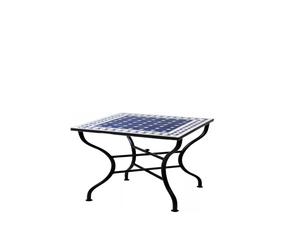 Marrakesch Orient Mosaic Coffee Table Blue/White 50x50cm, 45cm High