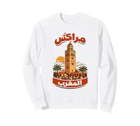 Marrakesh Morocco Arabic Vintage Travel Landmark Graphic Sweatshirt