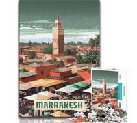 Marrakesh Puzzles for Teenagers Teens 1000pc Puzzle,Learning Educational Toy for Is Ideal As A Gift for The Whole Family 38x52cm