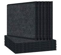 Marran 12Pack Acoustic Panels 16X12X0.4Inch Sound Proof Padding, Beveled Edge Sound Absorbing Panels for Acoustic Treatment