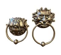 Marran Door Knocker Front Door Knocker 3D Dragon Face Door Knob for Wall Hanging Door Art Deco