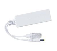 Marran Gigabit Mini PoE Splitter 10/100/1000Mbps POE Splitter DC Output 12V Power over Ethernet IEEE 802.3af for IP Came White