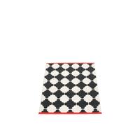 Marre Plastic Carpet 70x90 cm Pappelina Black-Vanilla - 7340020405816