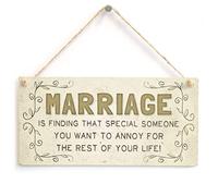 Marriage Annoy Forever Sign, Marriage Humour