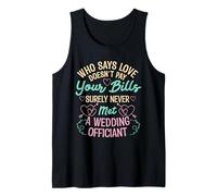 Marriage Civil Celebrant Never Met Wedding Officiant Tank Top