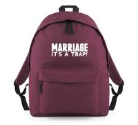Marriage Is a Trap Divorce Backpack Rucksack 18L Bag - 42 x 31 x 21cm