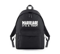 Marriage Is a Trap Divorce Backpack Rucksack 18L Bag - 42 x 31 x 21cm