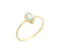 Marriage Rings for Women, Cute Rings Set Vintage Solitaire Oval Light Green Peridot Gold 14K Yellow Gold Size I 1/2