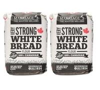 Marriage’s Millers Very Strong 100% Canadian White Bread Flour - 1.5kg (Pack of 2) | High-Protein Bread Flour | Perfect for Bread, Rolls & Pizza Dough