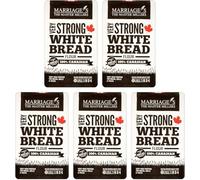 Marriage’s Millers Very Strong 100% Canadian White Bread Flour - 1.5kg (Pack of 5)| High-Protein Bread Flour | Perfect for Bread, Rolls & Pizza Dough