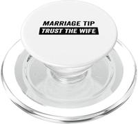Marriage Tip, trust the wife PopSockets PopGrip for MagSafe