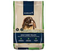 Marriage’s - Adult Rabbit Food, Rabbit Pellets for a Healthy Weight and Immune System, Indoor Rabbit Food with Sunflower Seed, High in Fibre, 100% Nutri Pressed, Suitable for 20 Weeks and Older (10kg)