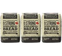 Marriages Canadian VERY Strong Wholemeal Bread Flour, 1.5kg (Pack of 3)