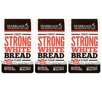 Marriages Finest Strong White Bread Flour, 1.5kg (Pack of 3)