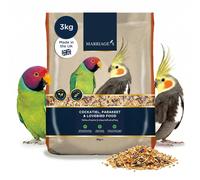 Marriages - Lovebird Food, Cockatiel Seed Mix, Parakeet Bird Seed with Oats, Nyjer Seed and Millet, Wholesome, Packed with Fibre and Protein