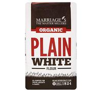 Marriages Organic Plain White Flour - 6x1kg