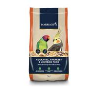 Marriages - Parakeet and Cockatiel Food, Wholesome Bird Seed Mix (1kg)