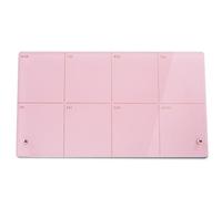 Marribol Desktop Acrylic Weekly Planner Whiteboard with Stand,12"X6"-Small,Dry Erase Weekly Planner for Desk,Acrylic Desk Calendar Dry Erase,Pink Dry Erase Board for Office Home School-ZMZL-P-1530