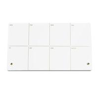 Marribol Weekly Planner Dry Erase Board for Desk,Acrylic Desktop Weekly Planner Whiteboard with Stand,12"X6"-Small, Dry Erase Weekly to Do List White Board for Home Office School-ZMZL-W-1530