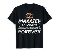 Married 17 Years Ago - 17th Wedding Anniversary For Couple T-Shirt