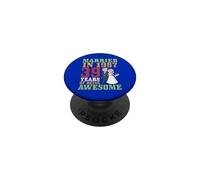 Married In 1987 39 Years Of Being Awesome 39th Anniversary PopSockets Adhesive PopGrip