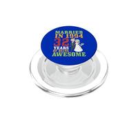 Married In 1994 32 Years Of Being Awesome 32nd Anniversary PopSockets PopGrip for MagSafe