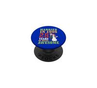 Married In 1998 28 Years Of Being Awesome 28th Anniversary PopSockets Adhesive PopGrip