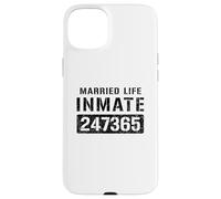 Married Life Couples Prisoner Inmate Halloween Costume Case for iPhone 15 Plus