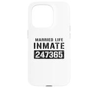 Married Life Couples Prisoner Inmate Halloween Costume Case for iPhone 15 Pro