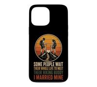 Married My Hiking Buddy Couples Hiker Matching Gift Retro Case for iPhone 13 Pro Max