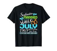 Married Since July 1969, 56th Wedding Anniversary T-Shirt