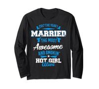 Married The Most Awesome Girl - Anniversary Long Sleeve T-Shirt