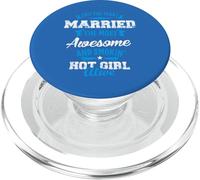 Married the Most Awesome Girl - Anniversary PopSockets PopGrip for MagSafe