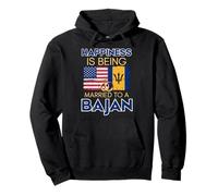 Married To A Bajan Barbadian Bajan Flag Barbados Pullover Hoodie