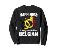 Married To A Belgian Design Belgian Wife Belgium Husband Sweatshirt